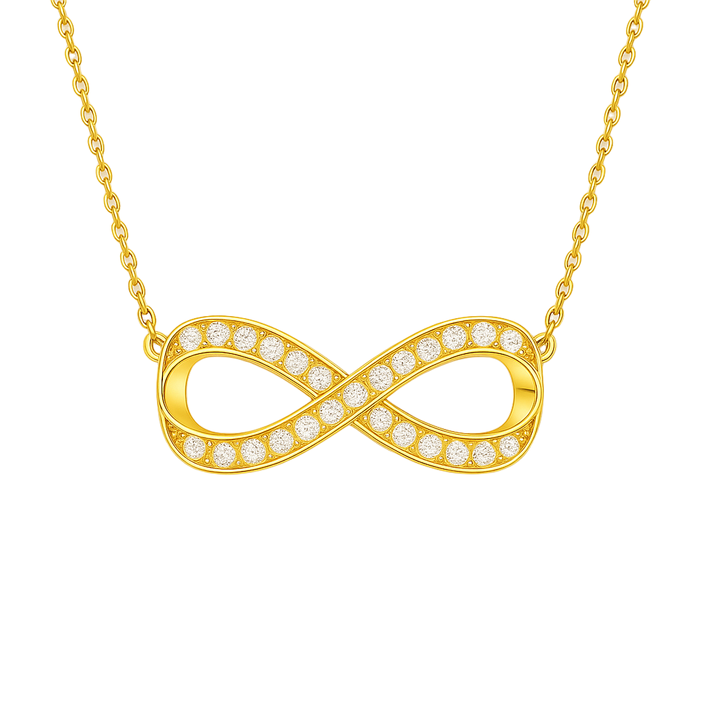 IMPERARI INFINITA – DIAMOND NECKLACE YELLOW GOLD
