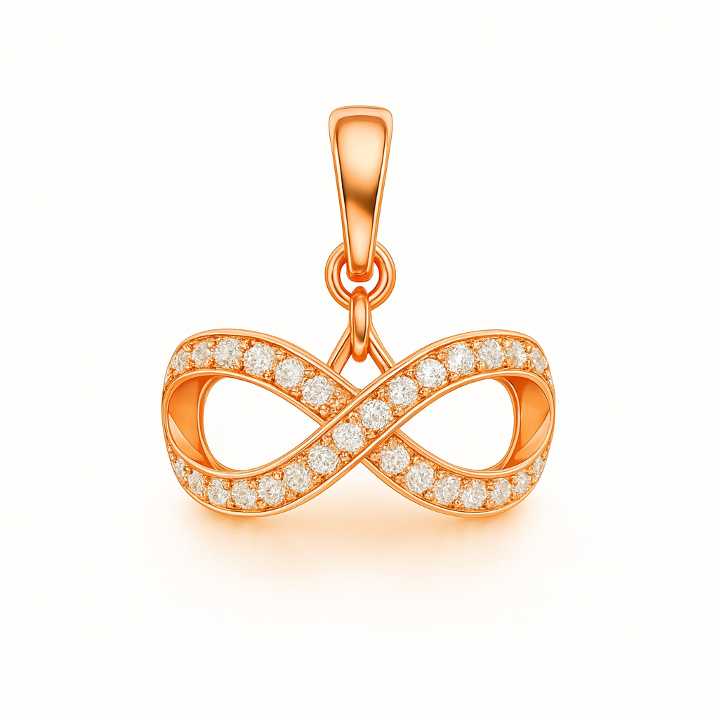 IMPERARI INFINITA – DIAMOND PENDANT ROSE GOLD